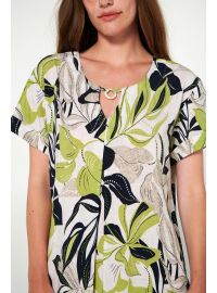 Γυναικείο Beachwear Vamp - Εμπριμέ Φόρεμα Καλοκαιρινό - Κοντό