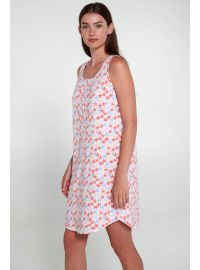 Γυναικείο νυχτικό Vamp - Καλοκαιρινό - Print αστέρια - Mini - Μεγάλα μεγέθη