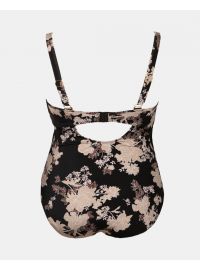 Γυναικείο Plus Size μαγιό ολόσωμο Rock Club - Peony print - Πολυμορφικό - Cup E F