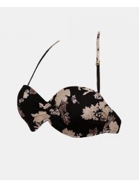 Μαγιό Σουτιέν Strapless Rock Club - Peony Print Bikini