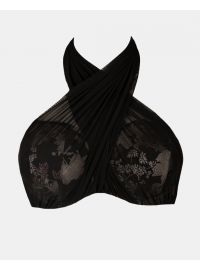 Μαγιό top Strapless Rock Club - Peony print - Bikini Πολυμορφικό- Plus Size - Cup E F