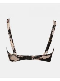 Μαγιό top Strapless Rock Club - Peony print - Bikini Πολυμορφικό- Plus Size - Cup E F