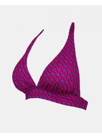 Μαγιό τρίγωνο Rock Club - Windy  Print τοπ Bikini - Σταθερό cup C