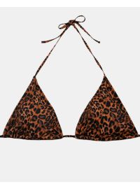 Μαγιό τρίγωνο Rock Club - Leo print - Τοπ Bikini - Plus Size