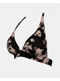 Μαγιό τρίγωνο Rock Club - Peony Print τοπ Bikini - Σταθερό cup C