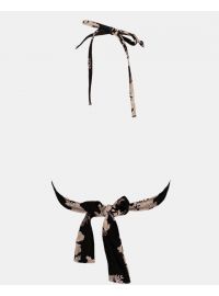 Μαγιό τρίγωνο Rock Club - Peony Print τοπ Bikini - Σταθερό cup C