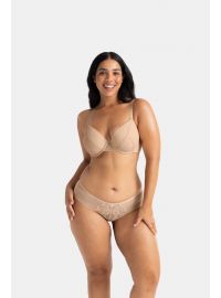 Σουτιέν 3/4 Dorina MELANIE - Μπεζ & Γρι - 1+1 ΔΩΡΟ - Cup E D