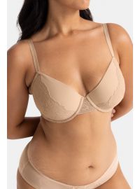 Σουτιέν 3/4 Dorina MELANIE - Μπεζ & Γρι - 1+1 ΔΩΡΟ - Cup E D
