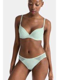 Σουτιέν Push Up Dorina AMORA - Μέντα δαντέλα & Μαύρο- 1+1 ΔΩΡΟ - Cup B C