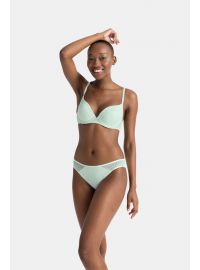 Σουτιέν Push Up Dorina AMORA - Μέντα δαντέλα & Μαύρο- 1+1 ΔΩΡΟ - Cup B C