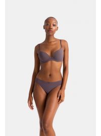 Σουτιέν Push Up Dorina AMORA - Μπεζ δαντέλα & Μωβ - 1+1 ΔΩΡΟ - Cup B C