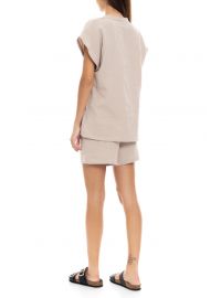 Γυναικεία πυτζάμα Pink Label Nude - Σορτσάκι - Αμάνικη - Regular Fit - CottonΓυναικεία πυτζάμα Pink Label Nude - Σορτσάκι - Αμάνικη - Regular Fit - Cotton