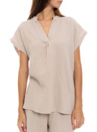 Γυναικεία πυτζάμα Pink Label Nude - Σορτσάκι - Αμάνικη - Regular Fit - Cotton