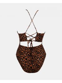 Γυναικείο μαγιό ολόσωμο Rock Club Leo - Πολυμορφικό - Animal - Κανονικό