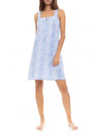 Γυναικείο Νυχτικό Pink Label - Εμπριμέ - Τιράντα - Regular Fit - Cotton