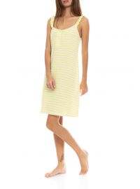 Γυναικείο Νυχτικό Pink Label - Ριγέ - Τιράντα - Regular Fit - Cotton