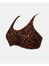 Μαγιό σουτιέν Rock Club - Μεγάλο στήθος - LEO print Bikini - Cup D