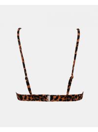 Μαγιό top Rock Club - Leo print - Bikini Τρίγωνο με Λάστιχο - Cup C