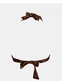 Μαγιό τρίγωνο Rock Club - Leo print - Σταθερό τοπ Bikini - Μεγάλο στήθος