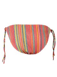 Μαγιό slip Rock Club - Μπικίνι - Δετό - Κανονικό - Κοραλί/Ριγέ Lurex