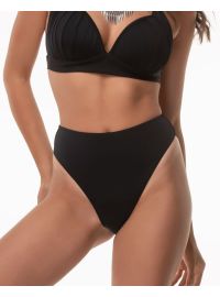 Μαγιό slip Rock Club - Ψηλό κόψιμο - Mix and Match σλιπ - Μαύρο