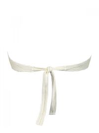 Μαγιό Strapless Rock Club - Λευκό Lurex - Bikini push-up - Cup B