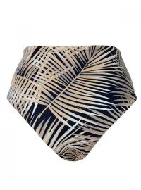 Ψηλόμεσο μαγιό Rock Club - Sahara print - Mix and Match slip - Barazil
