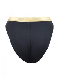 Ψηλόμεσο μαγιό slip Rock Club - Mix and Match - Barazil Μαύρο