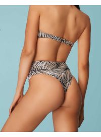 Ψηλόμεσο μαγιό slip Rock Club - Sahara print - Mix and Match - Barazil