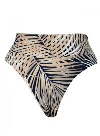 Ψηλόμεσο μαγιό slip Rock Club - Sahara print - Mix and Match - Barazil