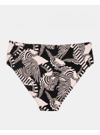 Γυναικείο Μαγιό slip Plus Size Rock Club - Macacao print- Μπικίνι με σούρες - Lycra