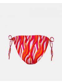 Γυναικείο Μαγιό σλιπ Rock Club - Waves Print - Mε κορδόνι - Μπικίνι Κανονικό - Regular Fit - Lycra