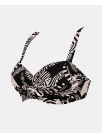 Γυναικείο Μαγιό Σουτιέν Strapless Rock Club Macacao - Κρουαζέ Bikini - Regular Fit - Lycra - Cup D