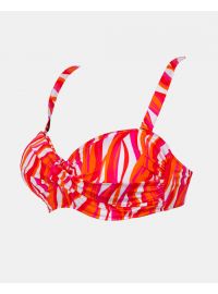 Γυναικείο Μαγιό Σουτιέν Strapless Rock Club Waves - Κρουαζέ Bikini - Regular Fit - Lycra - Cup D