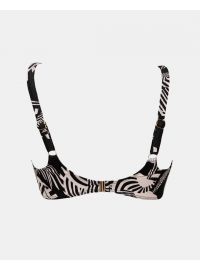 Γυναικείο Μαγιό top Rock Club - Macacao print - Bikini για μεγάλο στήθος - Regular Fit - Lycra - Cup E