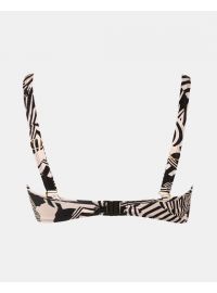 Γυναικείο Μαγιό top Strapless Rock Club - Macacao print - Bikini Πολυμορφικό- Plus Size - Lycra - Cup E F