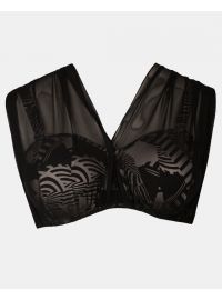 Γυναικείο Μαγιό top Strapless Rock Club - Macacao print - Bikini Πολυμορφικό- Plus Size - Lycra - Cup E F