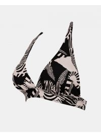 Γυναικείο Μαγιό τρίγωνο Rock Club - Macacao Print τοπ Bikini - Σταθερό cup C - Regular Fit - LycraΓυναικείο Μαγιό τρίγωνο Rock Club - Macacao Print τοπ Bikini - Σταθερό cup C - Regular Fit - Lycra