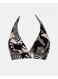 Γυναικείο Μαγιό τρίγωνο Rock Club - Macacao Print τοπ Bikini - Σταθερό cup C - Regular Fit - Lycra
