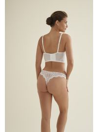 Γυναικείο νυφικό String Promise - Λευκή Δαντέλα - Regular Fit - Polyester
