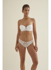 Γυναικείο νυφικό String Promise - Λευκή Δαντέλα - Regular Fit - PolyesterΓυναικείο νυφικό String Promise - Λευκή Δαντέλα - Regular Fit - Polyester