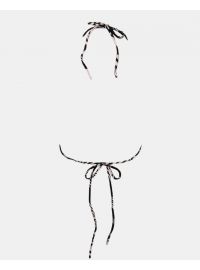 Γυναικείο Μαγιό τρίγωνο Rock Club - Macacao print - Τοπ Bikini - Plus Size - Lycra