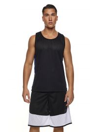 Ανδρικό αθλητικό T-Shirt MED MARC - Mαύρο - Αμάνικο - Regular Fit - Polyester
