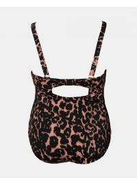 Γυναικείο Γυναικείο Plus Size μαγιό ολόσωμο Rock Club - Animal print - Πολυμορφικό - Cup E F -Lycra