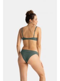 Γυναικείο μαγιό slip Dorina ELMINA - Μπικίνι Brazilian - Χακί - Regular Fit - Lycra