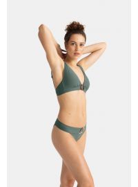 Γυναικείο μαγιό slip Dorina ELMINA - Μπικίνι Brazilian - Χακί - Regular Fit - Lycra