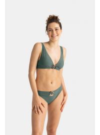 Γυναικείο μαγιό slip Dorina ELMINA - Μπικίνι Brazilian - Χακί - Regular Fit - Lycra