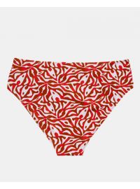 Γυναικείο Μαγιό slip Plus Size Rock Club - Corals print - Μπικίνι με σούρες - Lycra