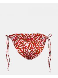 Γυναικείο Μαγιό σλιπ Rock Club - Corals Print - Mε κορδόνι - Μπικίνι Κανονικό - Regular Fit - Lycra
