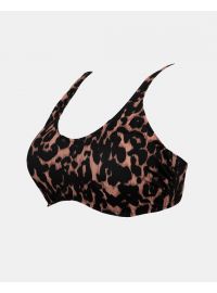 Γυναικείο Μαγιό σουτιέν Rock Club - Μεγάλο στήθος - Animal print Bikini - Regular Fit - Lycra - Cup D